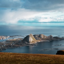 Вид на єдине місто острова - Sørland